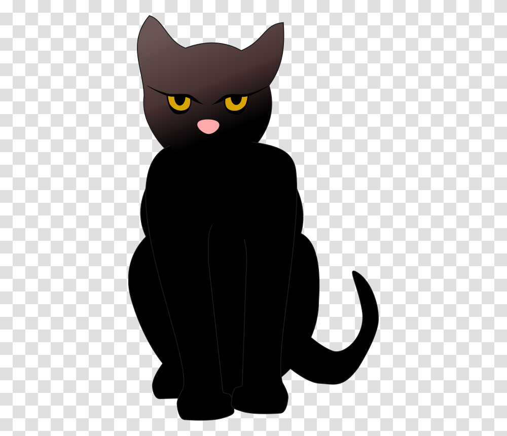 Free Clipart Dark Cat Ossidiana, Black Cat, Pet, Mammal, Animal Transparent Png