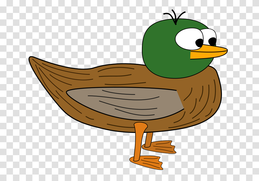 Free Clipart, Duck, Bird, Animal, Waterfowl Transparent Png