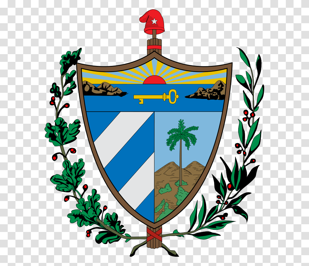 Free Clipart Escudo De Cuba Osain, Armor, Shield, Poster, Advertisement Transparent Png