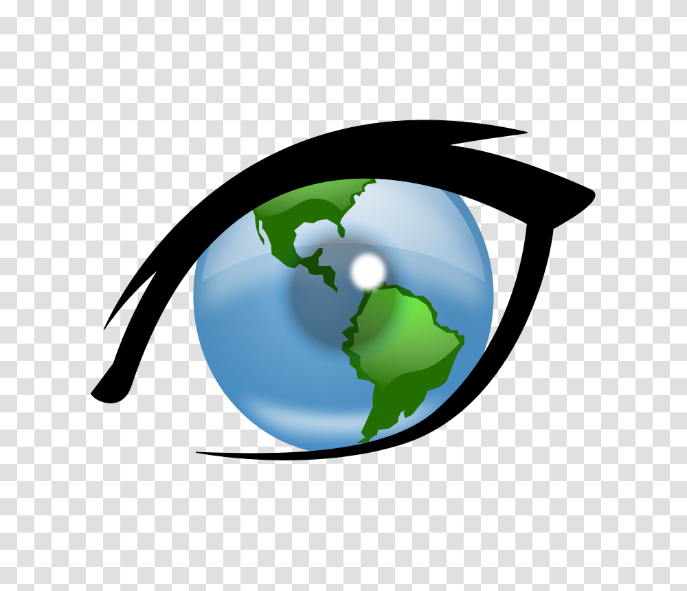 Free Clipart Eye Can See The World Cam Morris, Sphere, Astronomy, Planet, Outer Space Transparent Png
