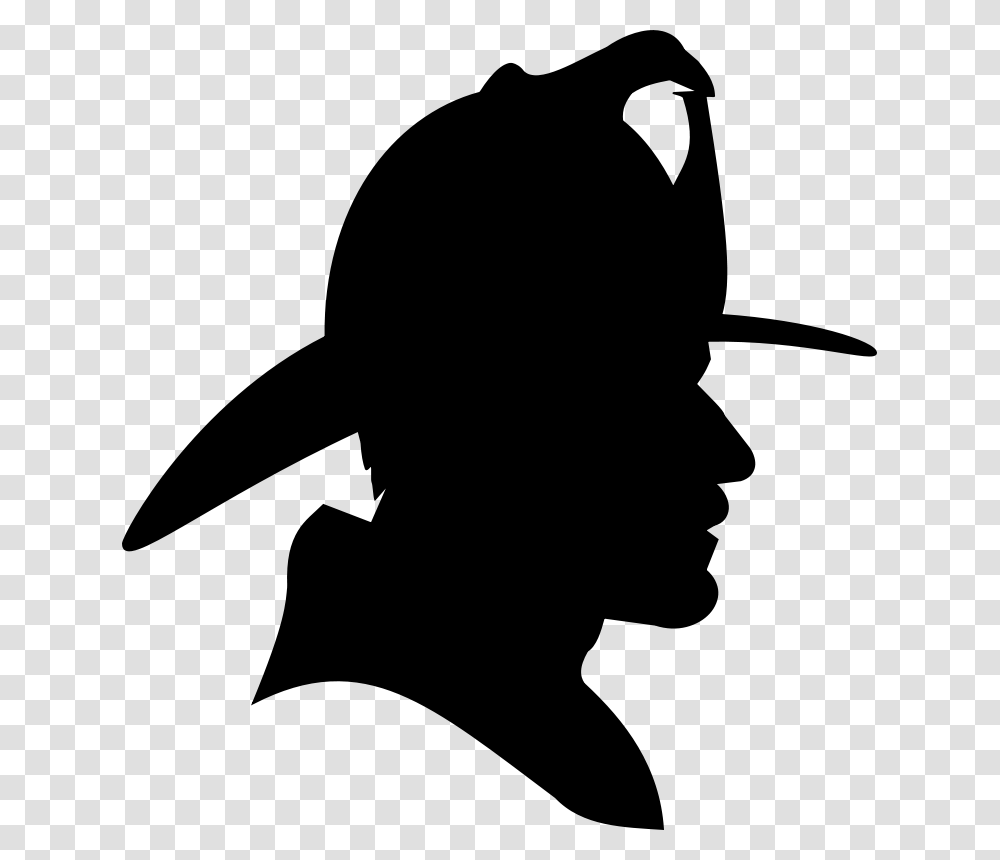 Free Clipart Firefighter Profile Silhouette Studio Hades, Gray, World Of Warcraft Transparent Png