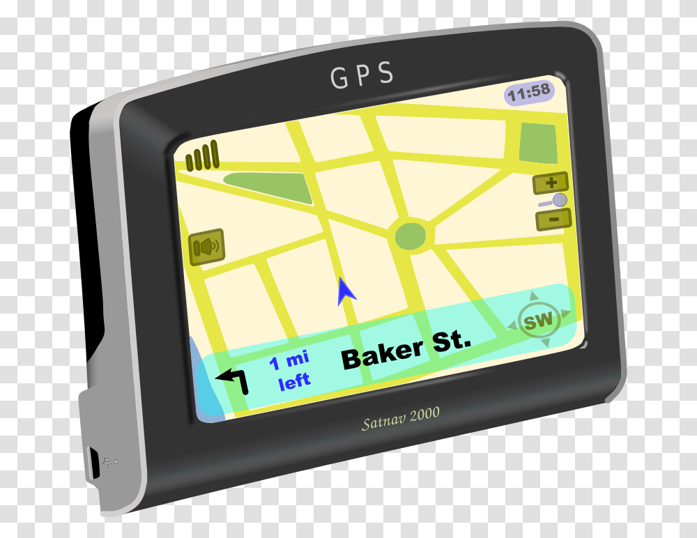 Free Clipart, GPS, Electronics, Mobile Phone, Cell Phone Transparent Png