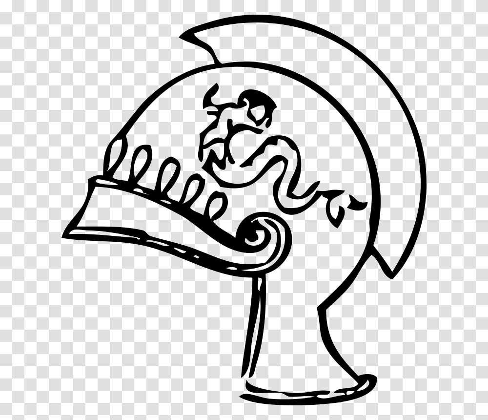 Free Clipart Greek Helmet Johnny Automatic, Gray, World Of Warcraft Transparent Png