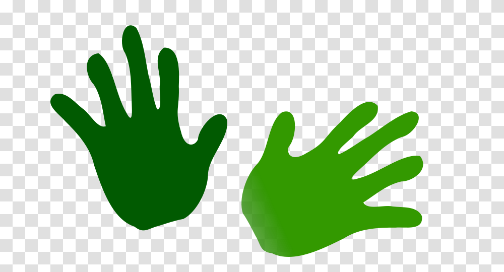 Free Clipart Green Hands Netalloy, Apparel, Silhouette Transparent Png