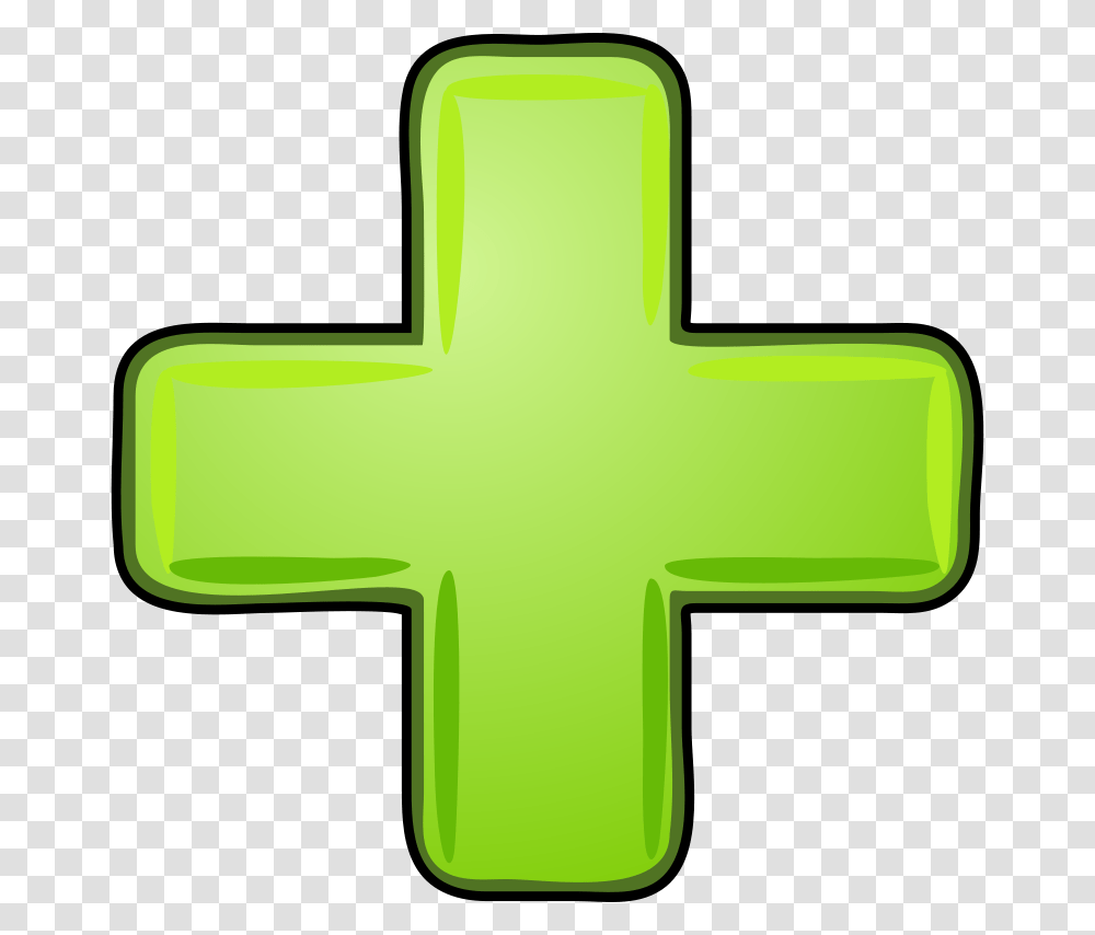 Free Clipart Green Plus With Black Border Kuba, Logo, Trademark, First Aid Transparent Png