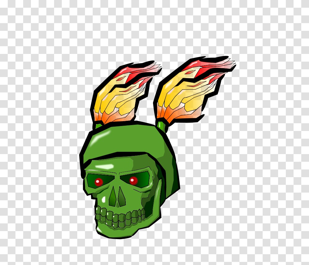 Free Clipart Green Skull With Flames Rents, Emblem, Coat Transparent Png