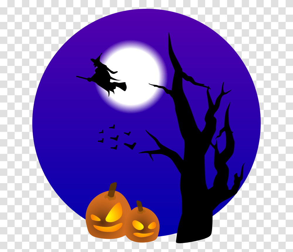 Free Clipart Halloween Scene Laobc, Bird, Animal, Poster, Advertisement Transparent Png