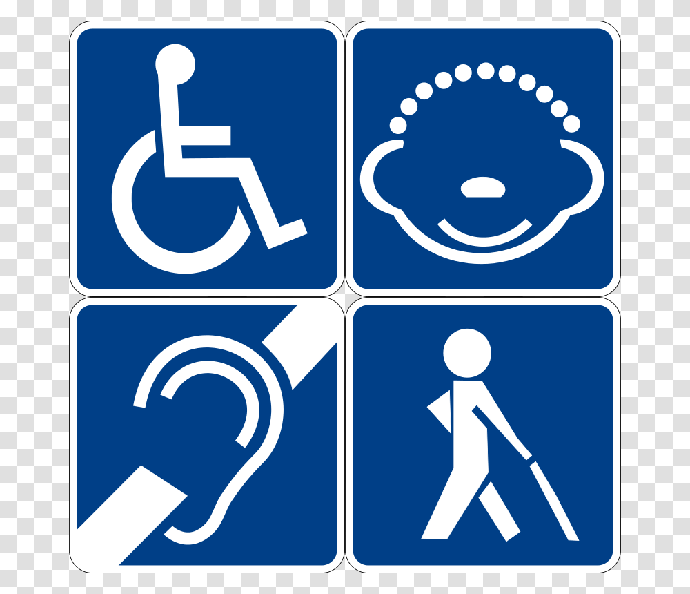 Free Clipart Handicapped Accessible Sing, Sign, Number Transparent Png
