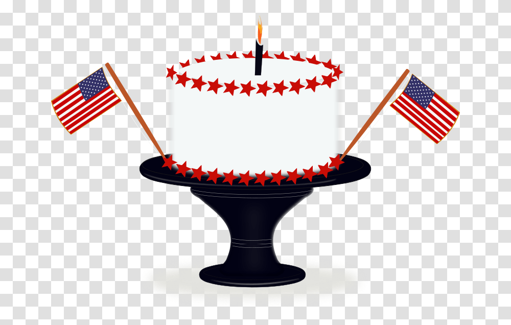 Free Clipart Happy Birthday America Laurianne, Lamp, Cake, Dessert, Food Transparent Png