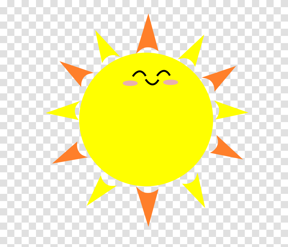 Free Clipart Happy Sun Pinkpuffball Pertaining To Animated Sun, Nature, Outdoors, Sky, Snow Transparent Png
