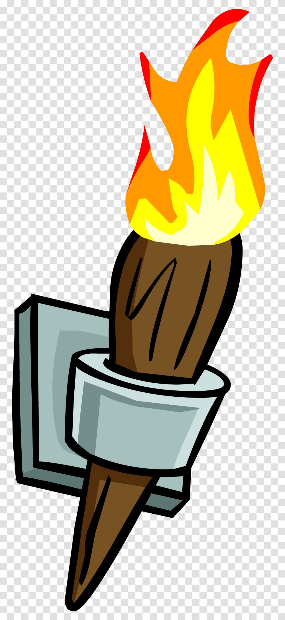 Free Clipart Hd Icon Favicon Fire Torch Clipart, Light Transparent Png