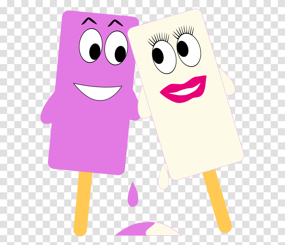 Free Clipart Ice Cream Girl And Boy In Love Palomaironique, Ice Pop, Photo Booth Transparent Png
