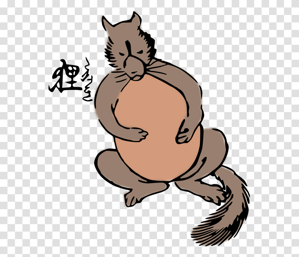 Free Clipart Japanese Raccoon Dog Hansendo, Face, Person, Human, Cat Transparent Png