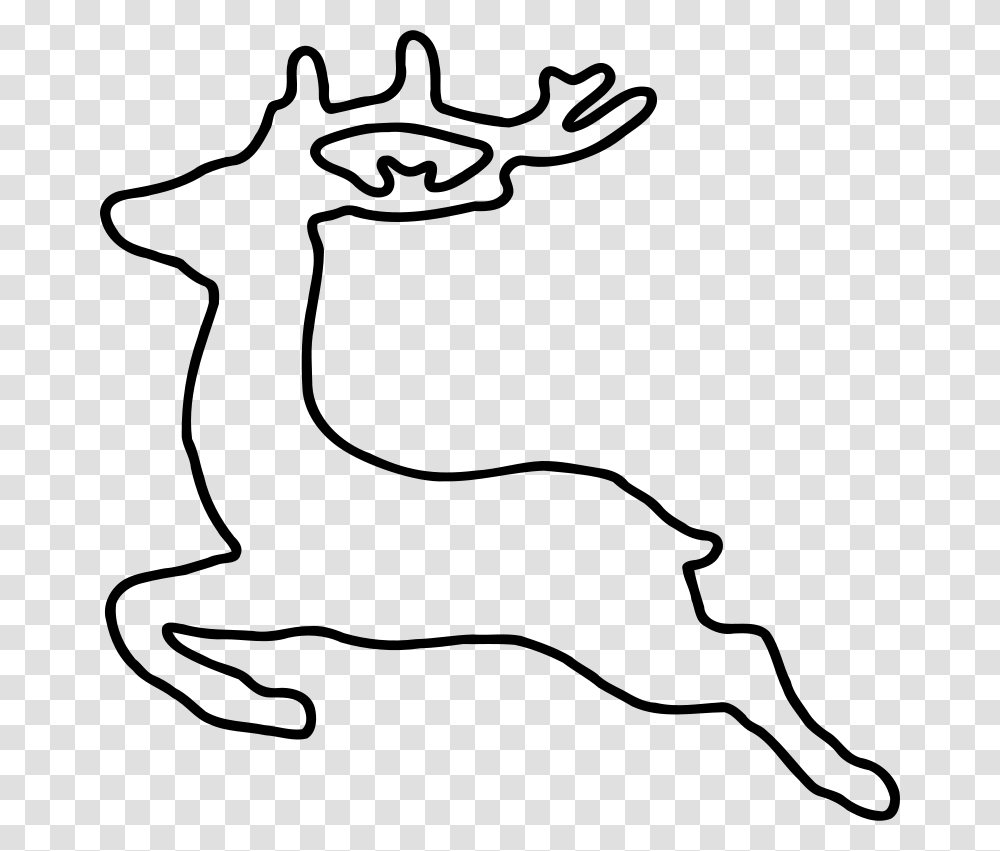 Free Clipart Jumping Deer Silhouette Robert Ingil, Gray, World Of Warcraft Transparent Png