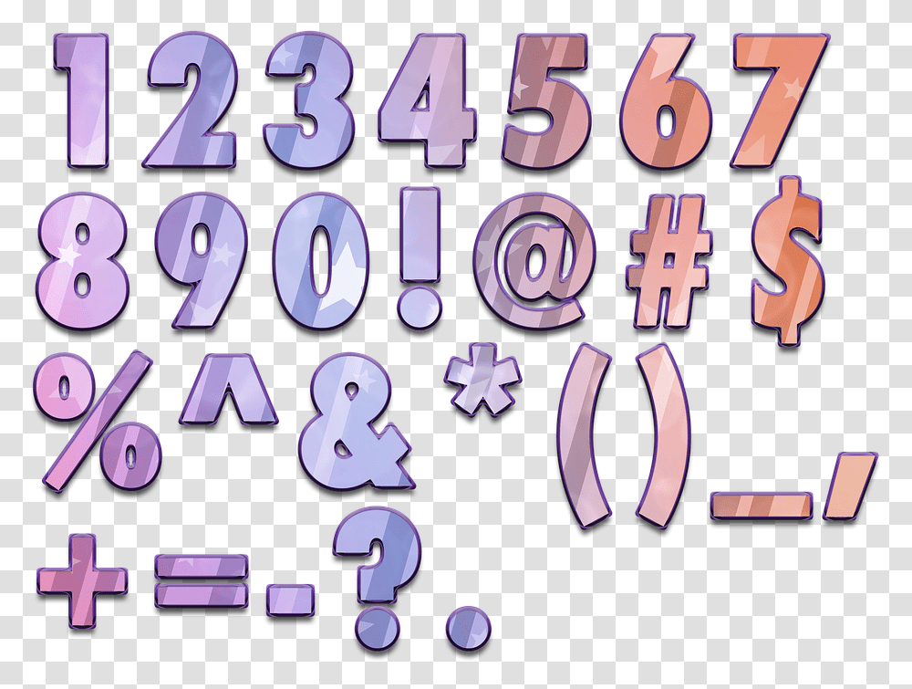 Free Clipart Letters And Numbers English Numbers, Alphabet, Word Transparent Png