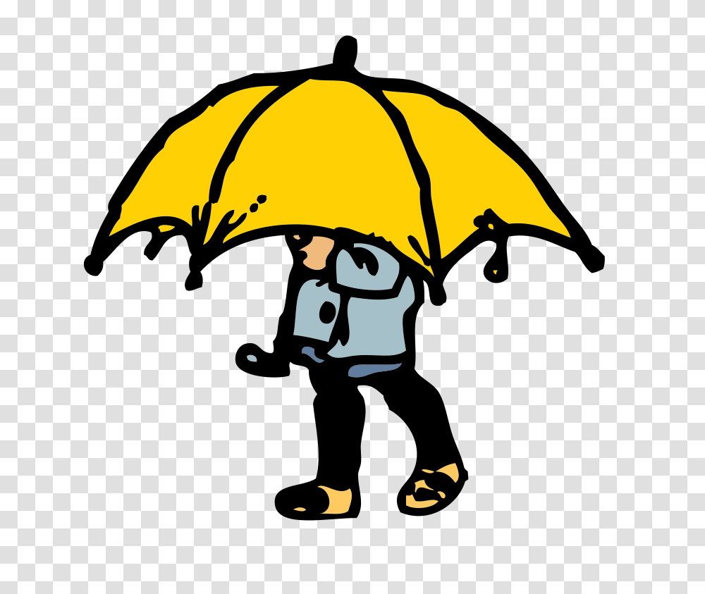 Free Clipart Little Boy Big Umbrella Johnny Automatic, Canopy, Coat, Apparel Transparent Png