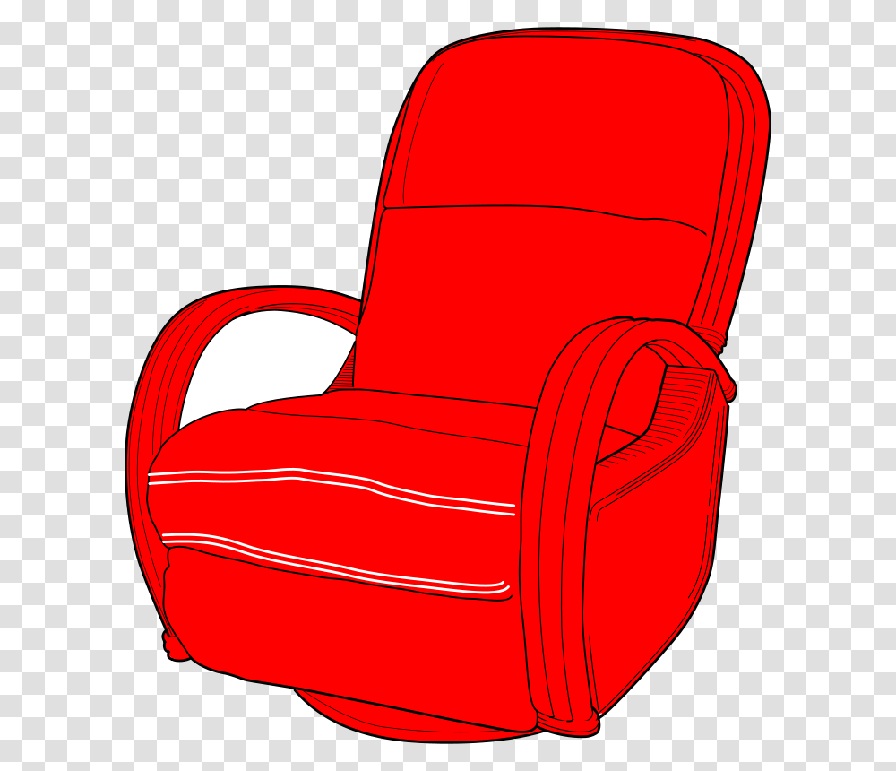 Free Clipart Lounge Chair Red Erlandh, Furniture, Armchair Transparent Png