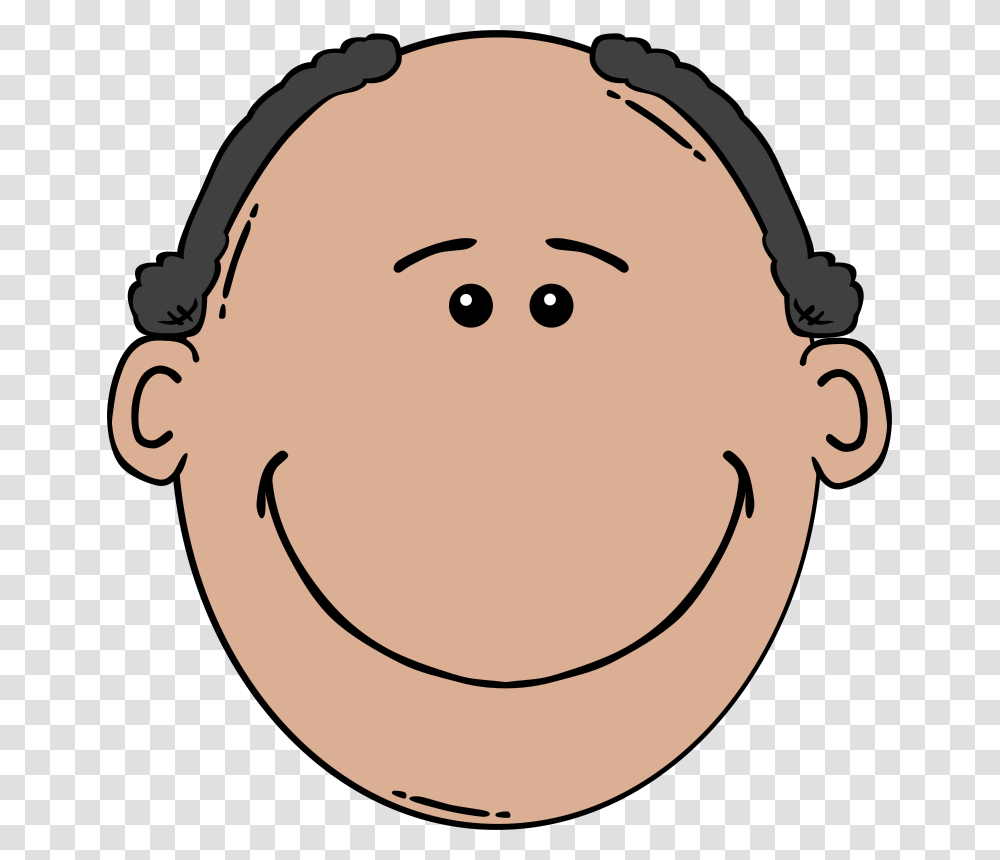 Free Clipart Man Face Cartoon Gerald G, Head, Food, Bowl Transparent Png