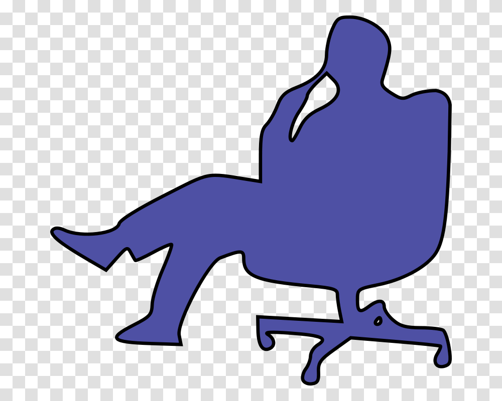 Free Clipart Man In Chair Thinking Anonymous, Silhouette, Back, Outdoors Transparent Png