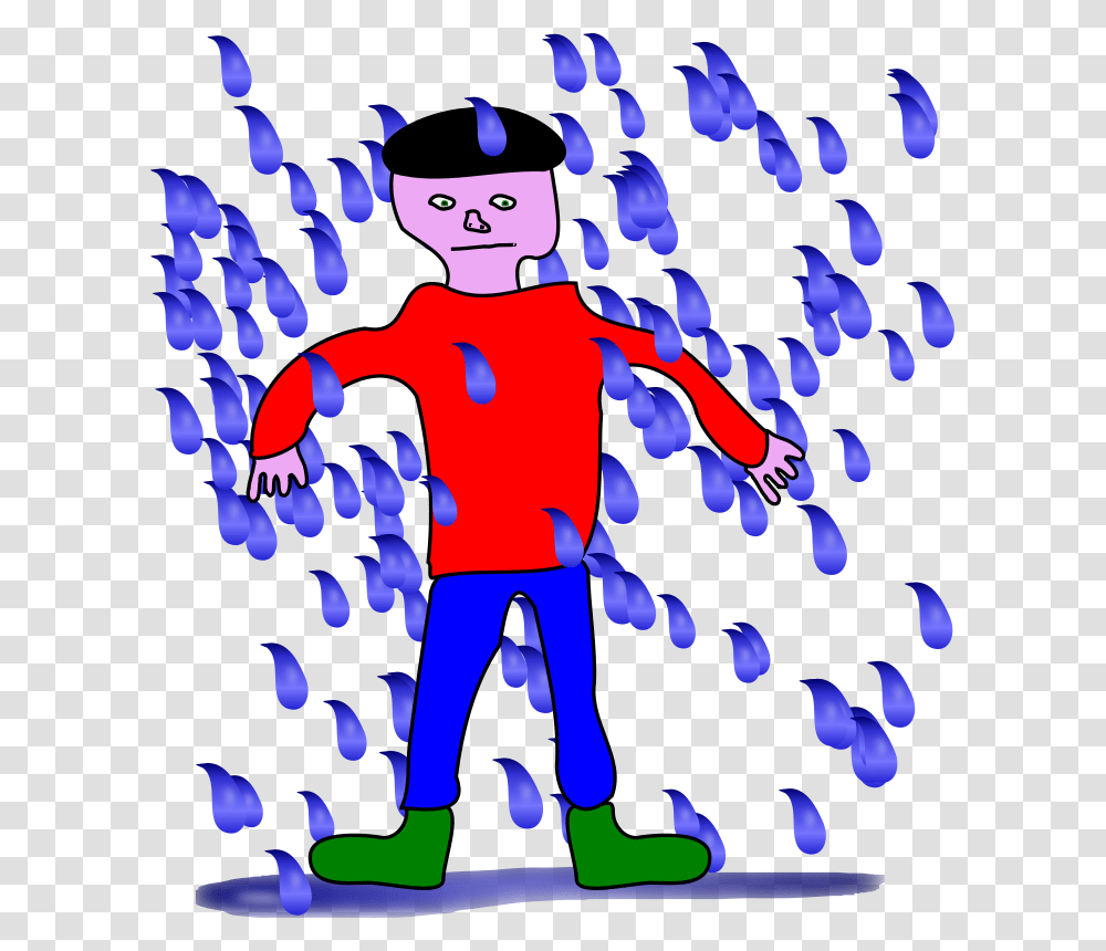 Free Clipart Man Standing In Rain Enuanto, Light, Leisure Activities Transparent Png