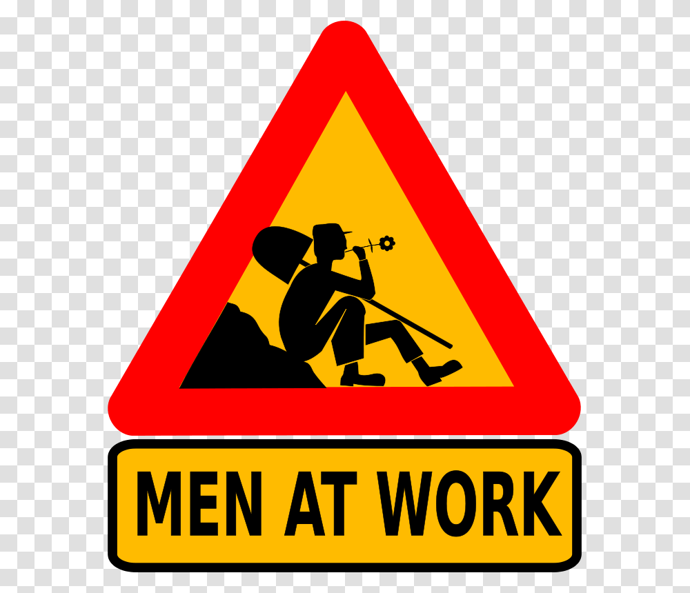 Free Clipart Men, Road Sign, Person, Human Transparent Png