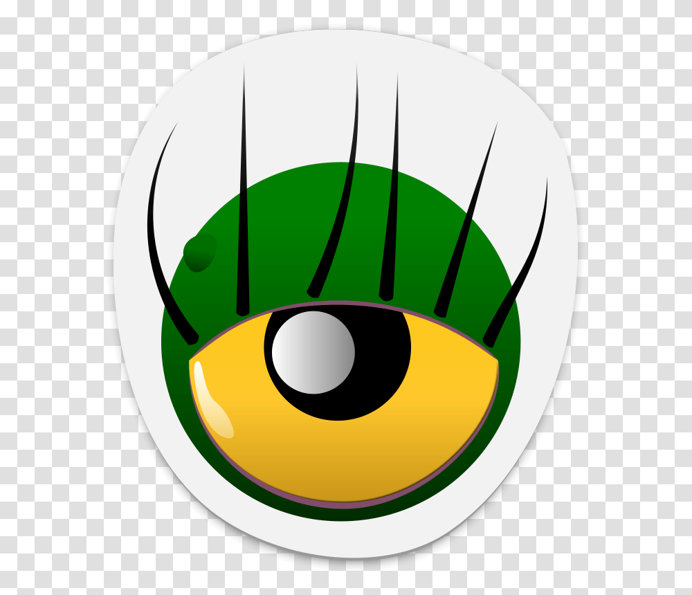 Free Clipart Monster Eye Sticker Dogface Jim, Plant, Produce, Food, Ball Transparent Png