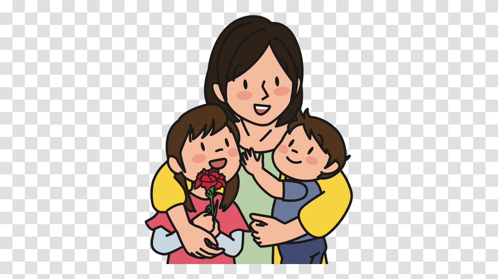 Free Clipart Mother Holding Baby, Family, Female, Girl, Kid Transparent Png