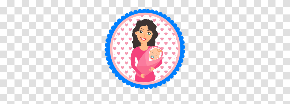Free Clipart Mother Holding Baby, Poster, Advertisement, Face, Purple Transparent Png