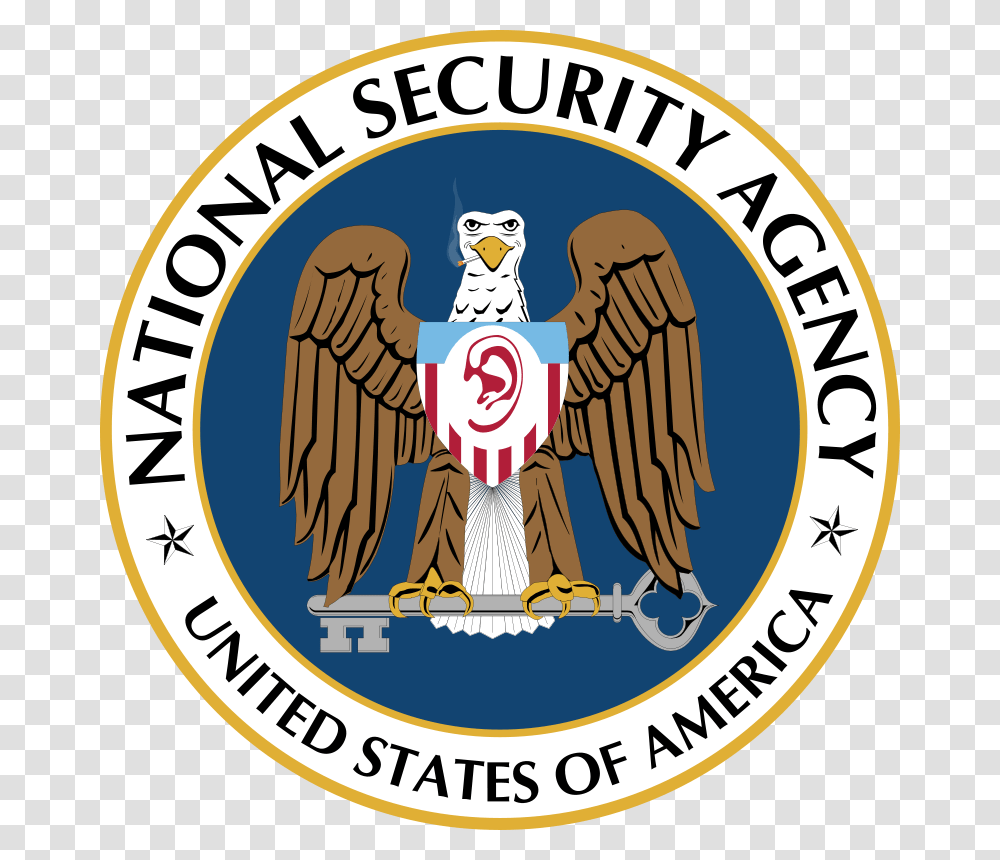 Free Clipart National Security Agency Logo Raphaelb, Trademark, Badge, Emblem Transparent Png