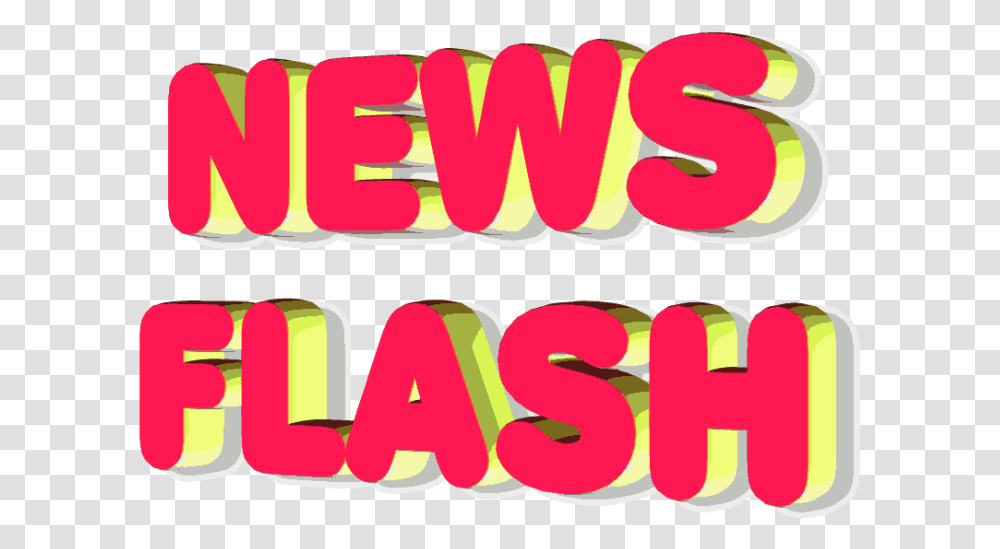 Free Clipart News Flash Library Library News Flash Flash Breaking News Gif, Label, Alphabet Transparent Png