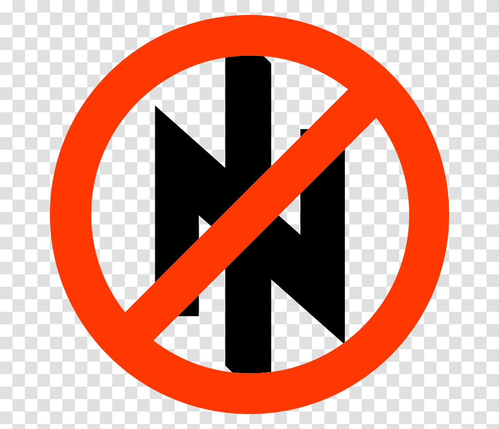 Free Clipart No To Fascism Ukraine Worker, Road Sign, Stopsign Transparent Png