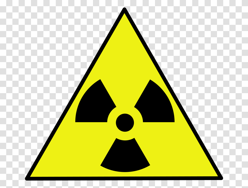 Free Clipart Nuclear Warning Sign Cherrypie, Triangle, Road Sign Transparent Png