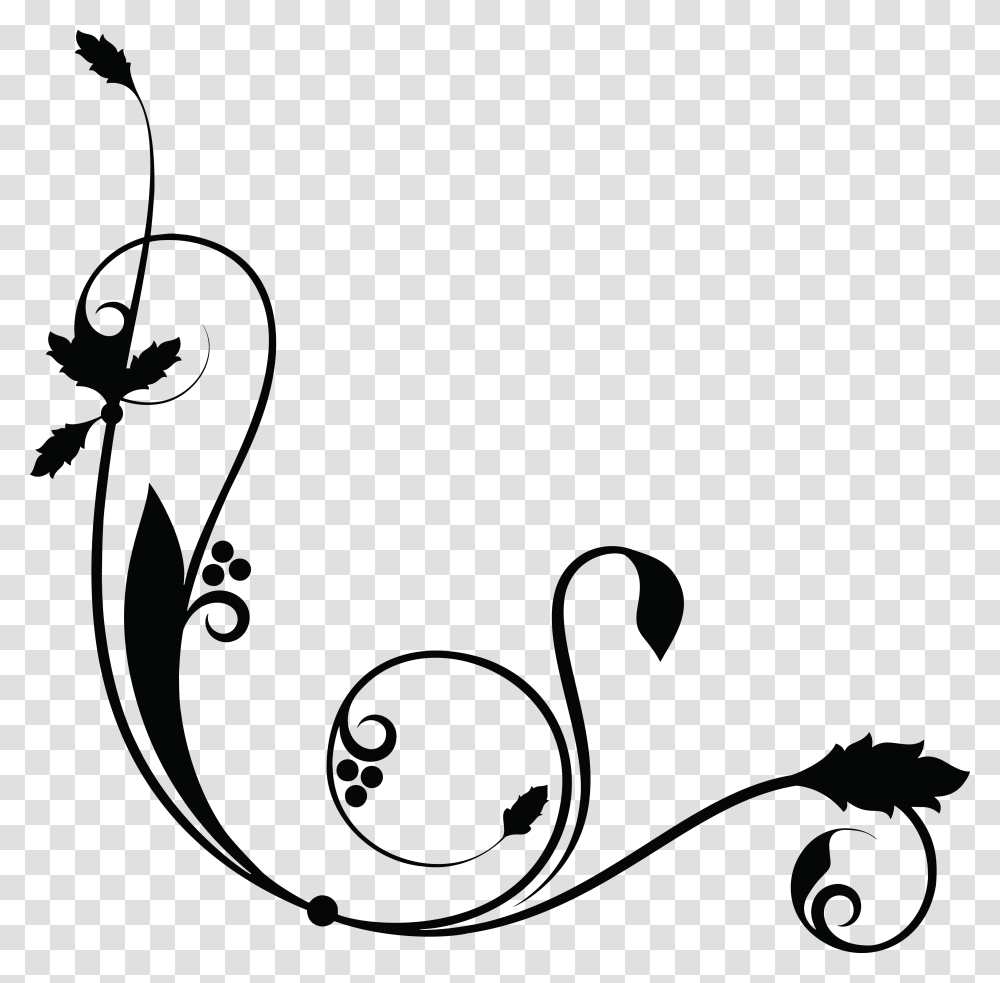 Free Clipart Of A Decorative Border, Floral Design, Pattern Transparent Png