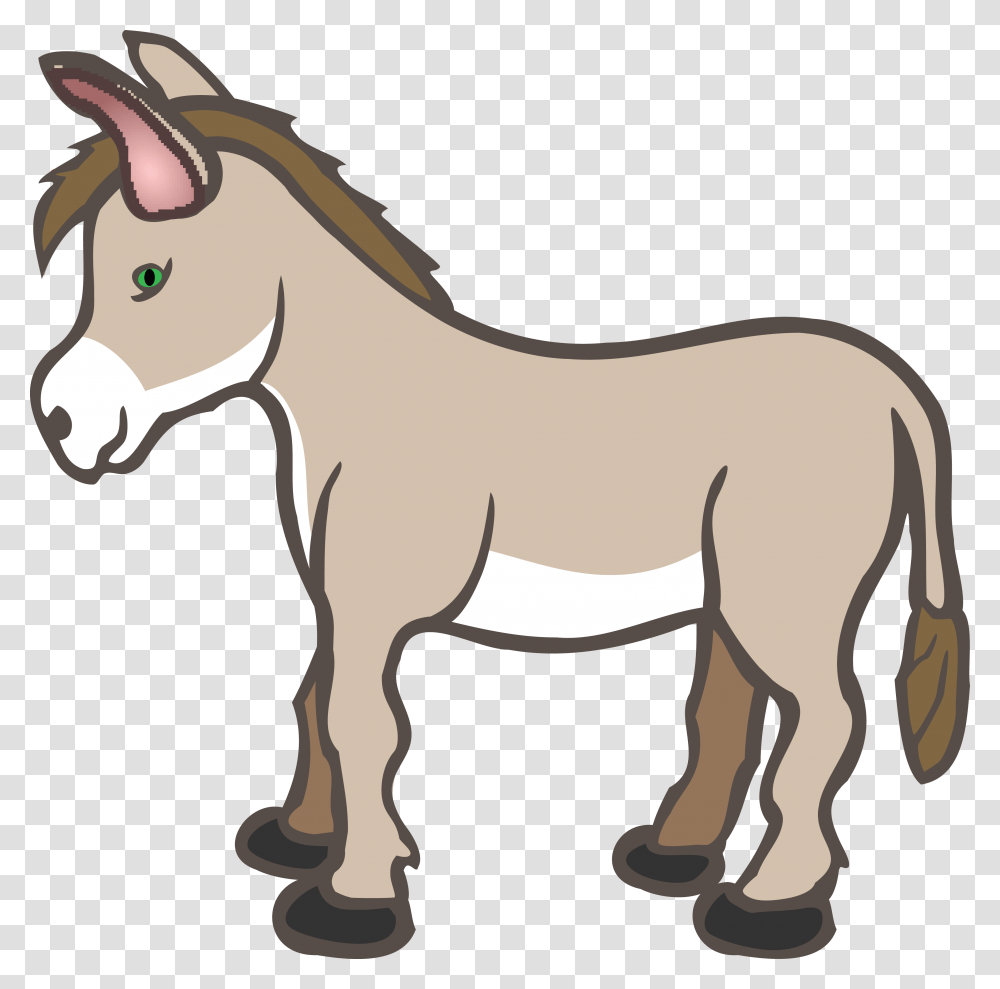 Free Clipart Of A Donkey Donkey Clipart, Mammal, Animal, Horse, Axe Transparent Png