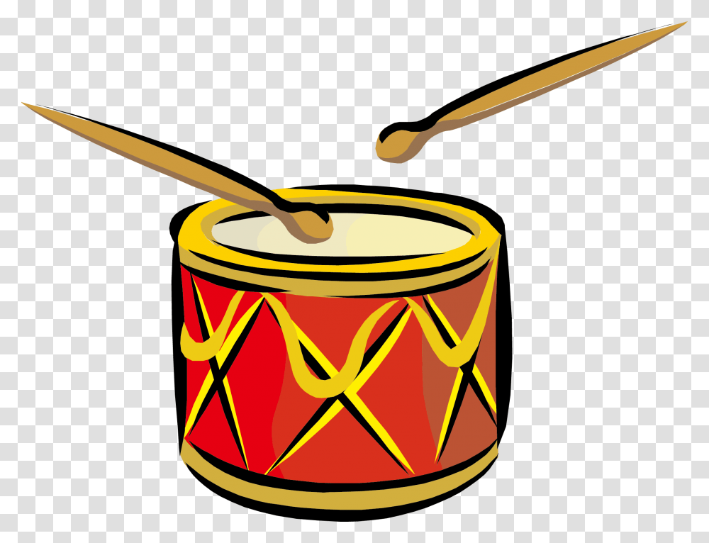 Free Clipart Of A Drum Winging, Percussion, Musical Instrument Transparent Png