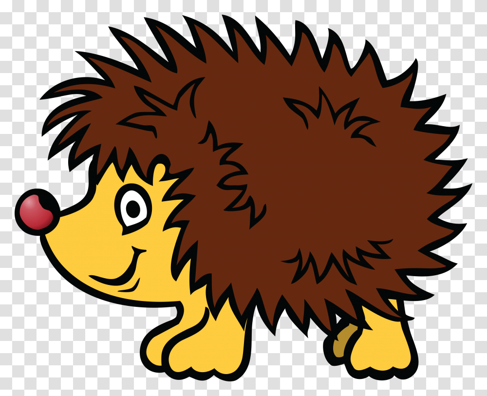 Free Clipart Of A Hedgehog, Poster, Advertisement, Plant, Dragon Transparent Png