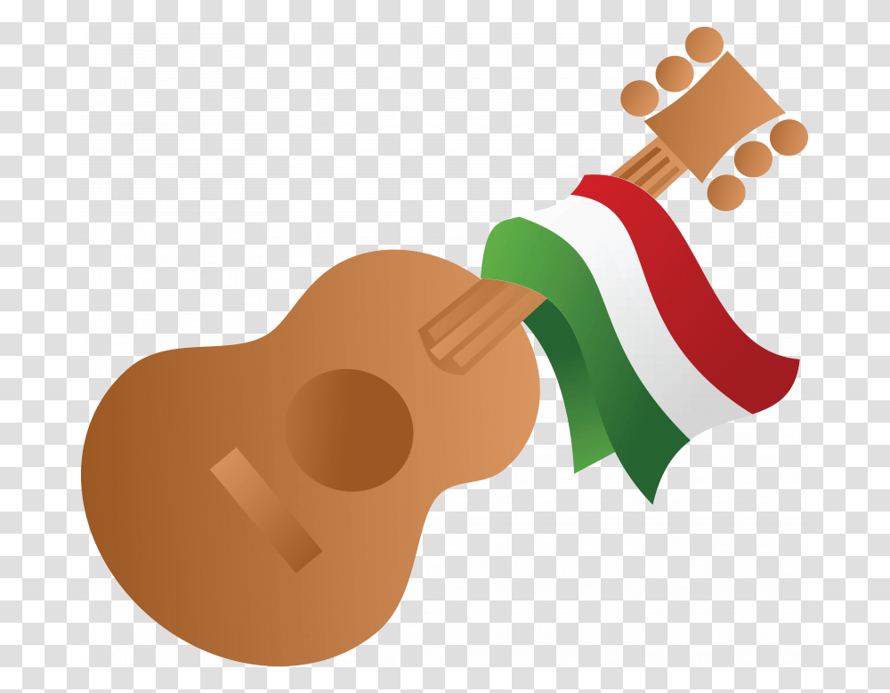 Free Clipart Of A Mexican Guitar Guitar Clipart, Sweets, Food, Confectionery, Rattle Transparent Png