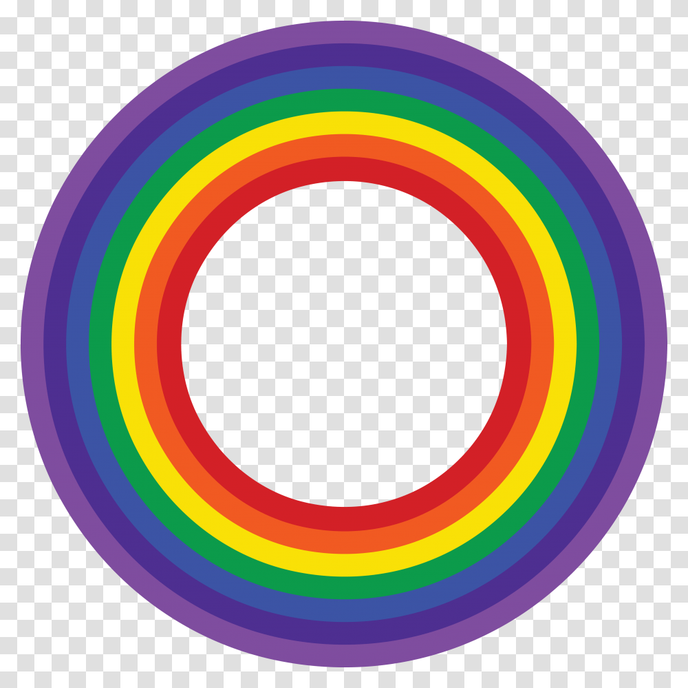 Free Clipart Of A Rainbow Border, Sphere, Rug, Light Transparent Png