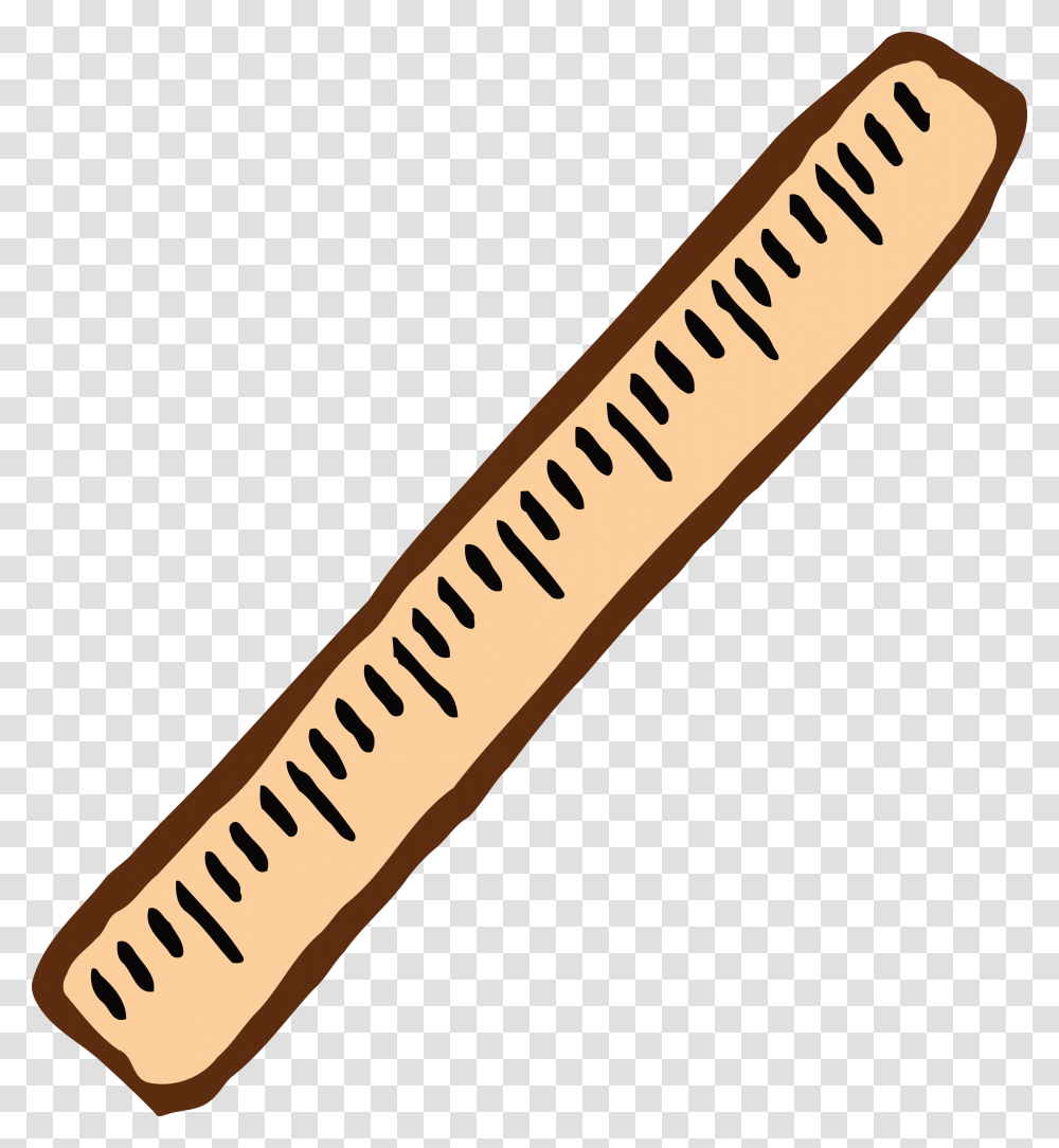 Free Clipart Of A Ruler, Weapon, Weaponry, Baseball Bat, Team Sport Transparent Png
