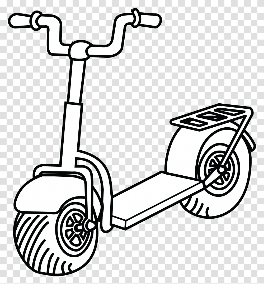 Free Clipart Of A Scooter, Vehicle, Transportation, Lawn Mower, Tool Transparent Png