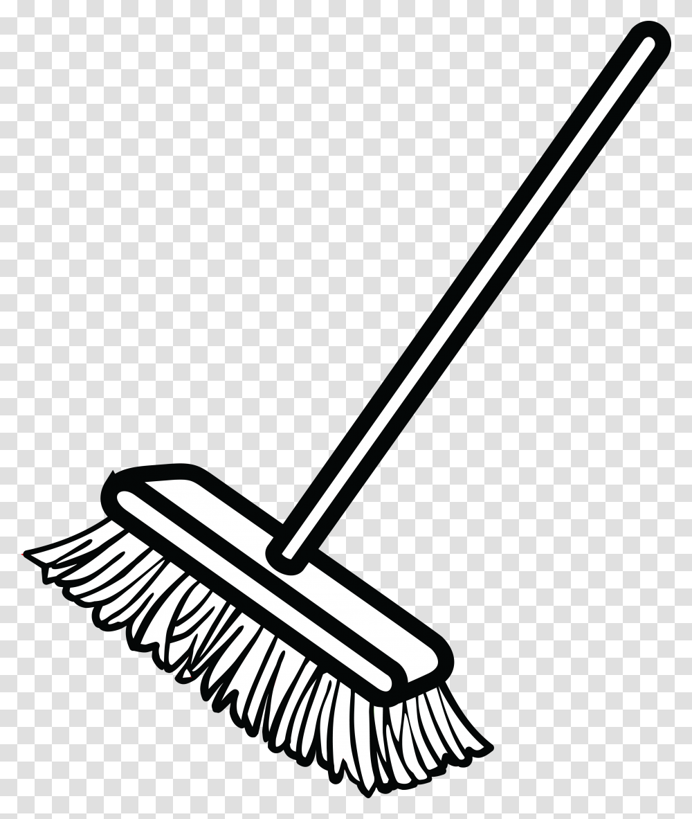 Free Clipart Of A Shop Broom, Brush, Tool, Axe Transparent Png