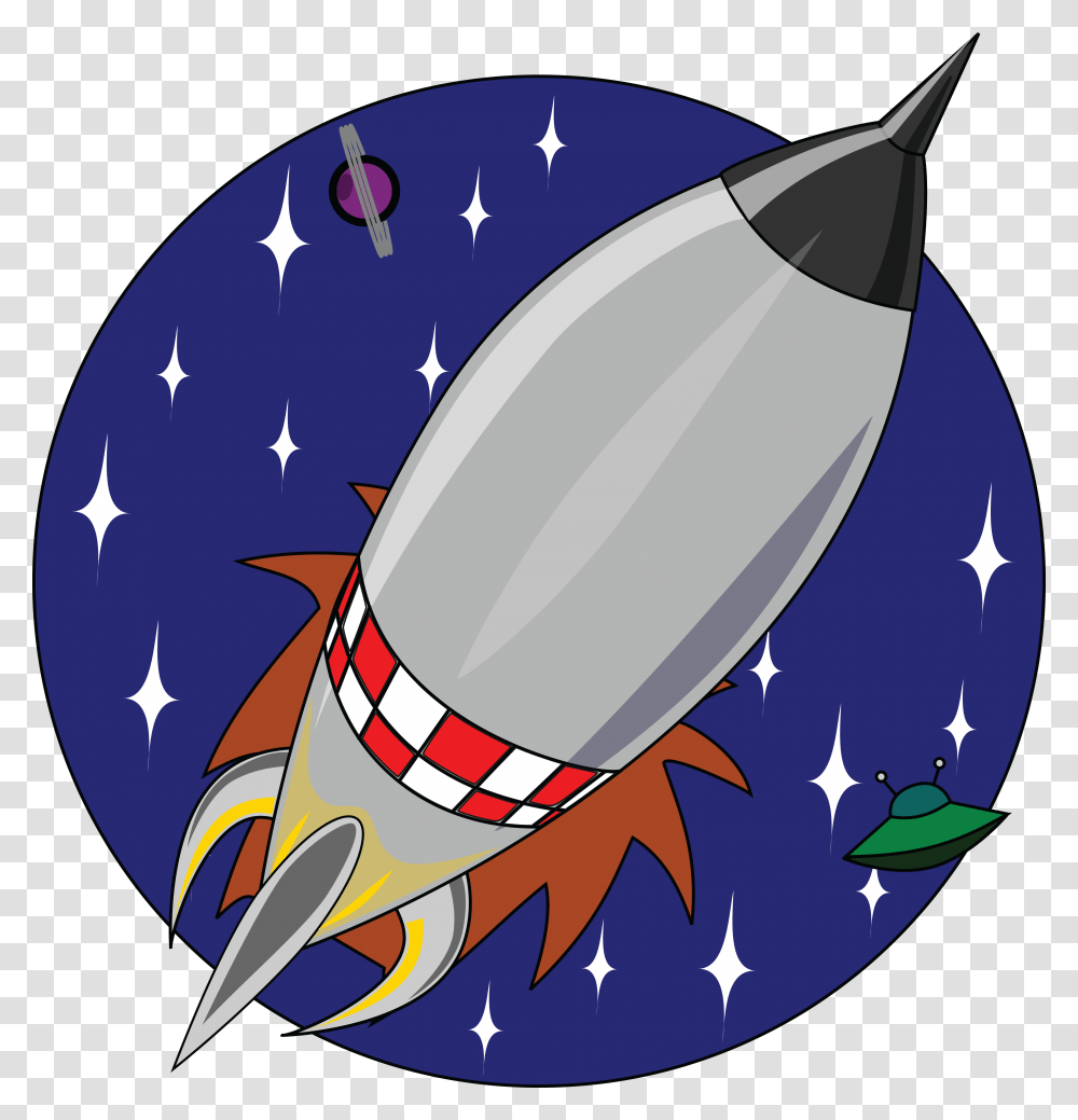 Free Clipart Of A Shuttle Rocket In A Circle, Weapon, Weaponry, Bomb, Launch Transparent Png