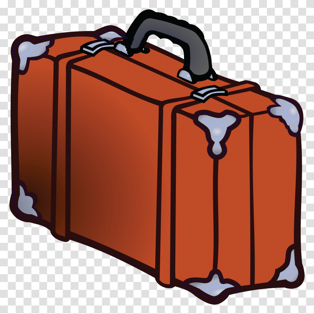Free Clipart Of A Suitcase, Luggage, Bag, Briefcase Transparent Png
