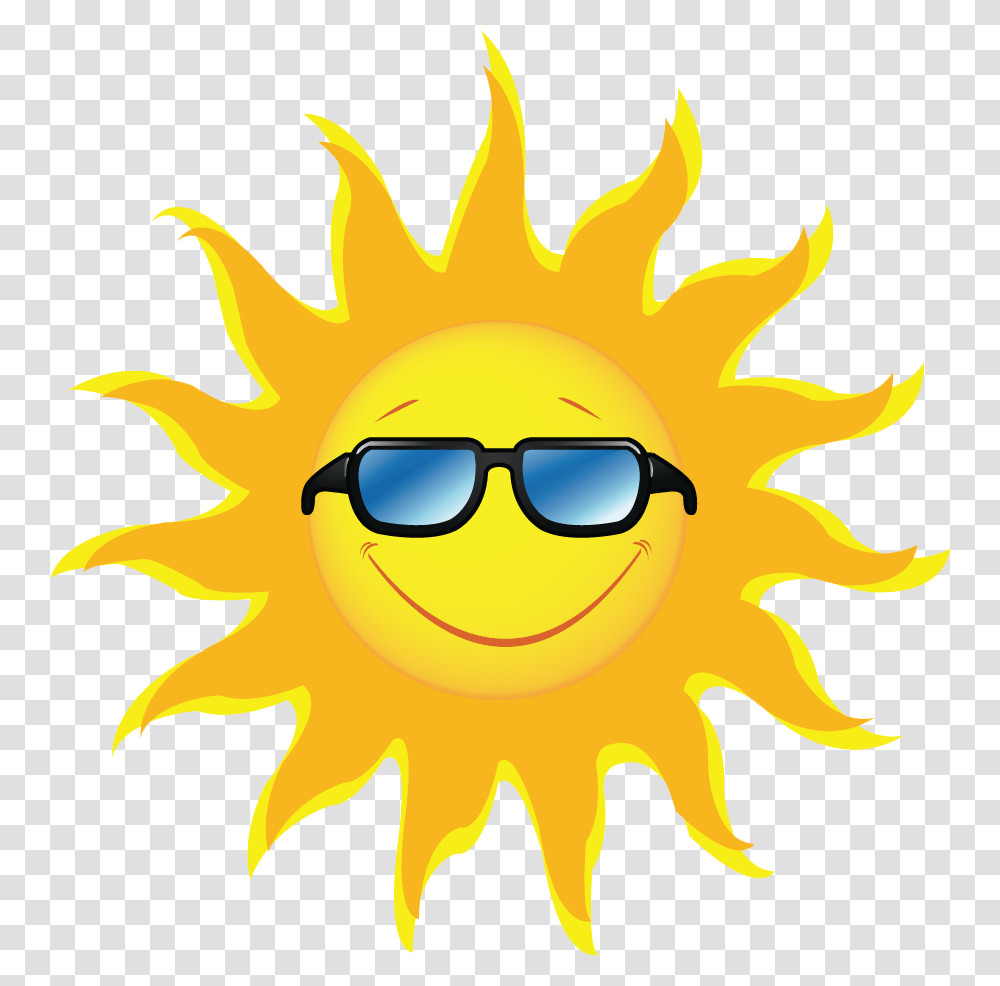 Free Clipart Of A Sun Graphic Royalty Free Stock Sunshine Sun With Glasses, Nature, Sunglasses, Accessories, Accessory Transparent Png