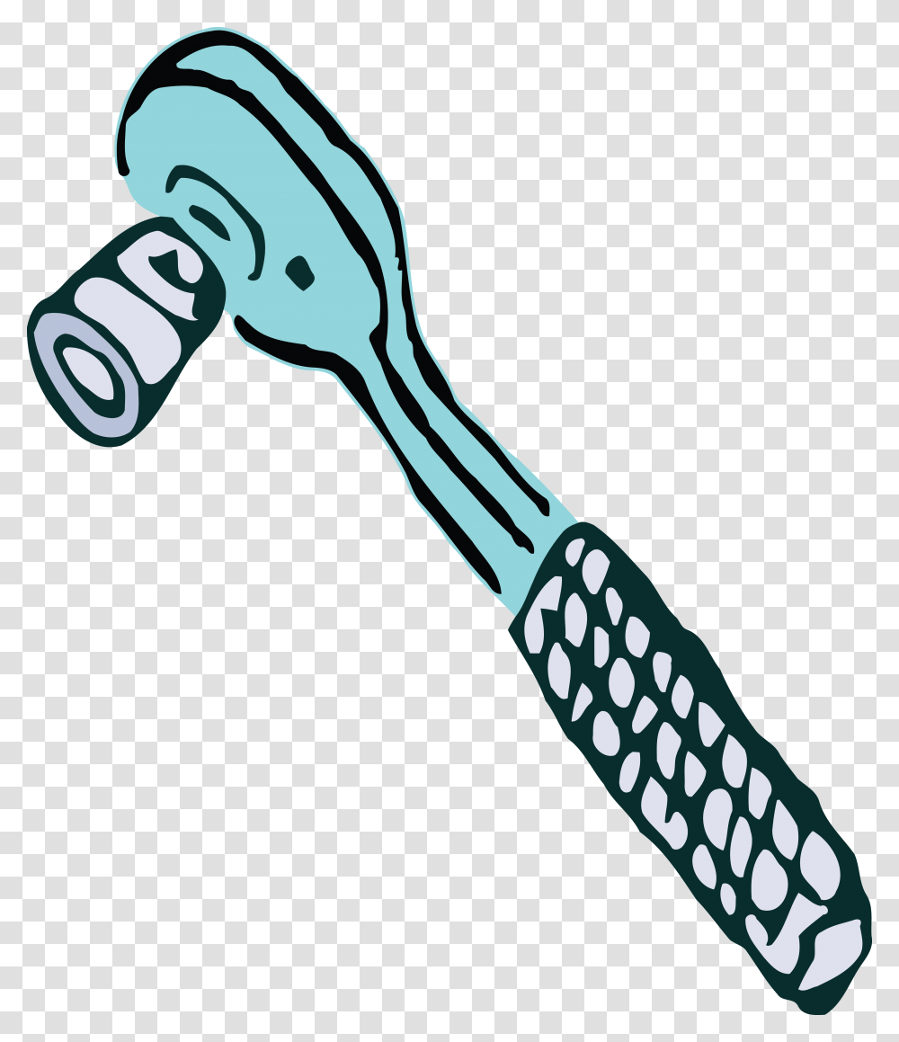 Free Clipart Of A Torque Wrench, Hammer, Tool Transparent Png