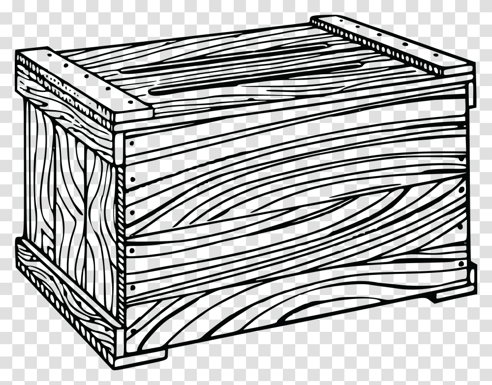 Free Clipart Of A Wooden Crate, Housing, Building, Cooktop Transparent Png