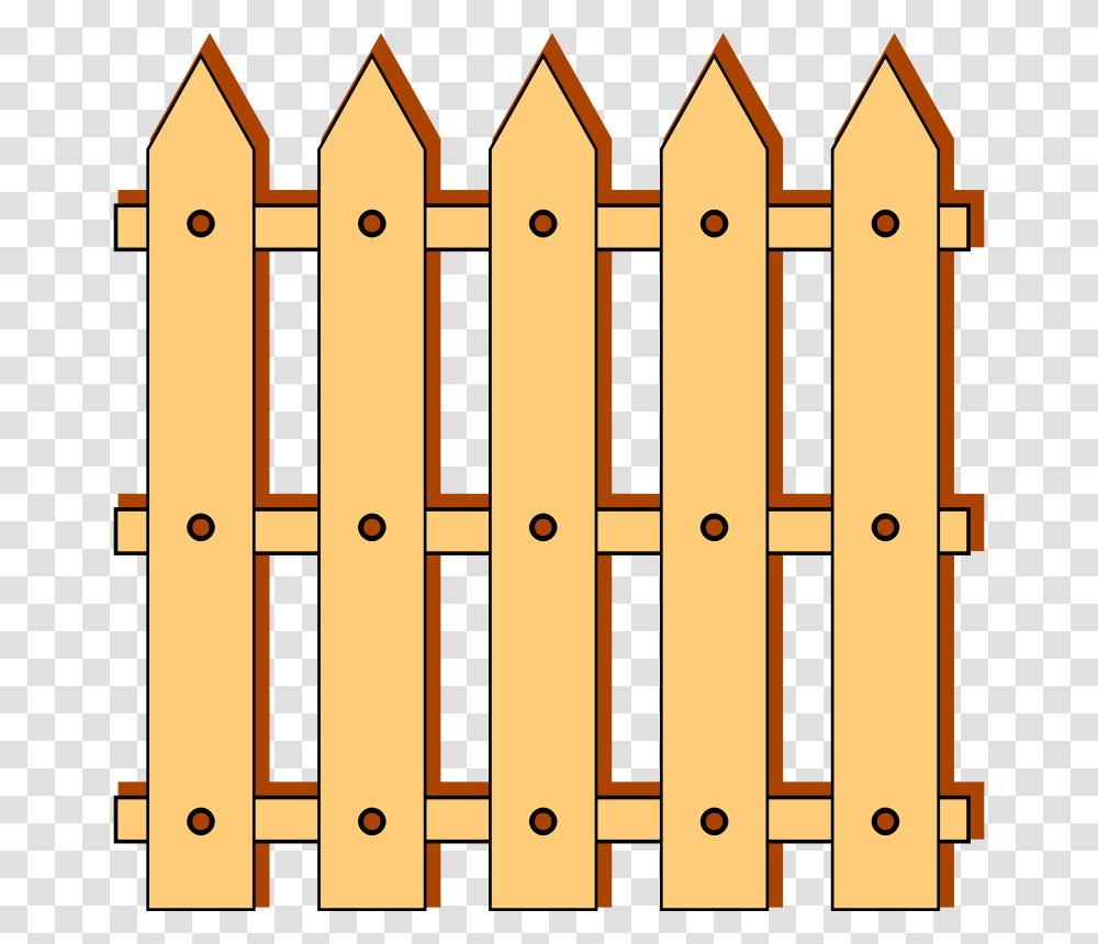Free Clipart Of Fences, Gate, Picket Transparent Png