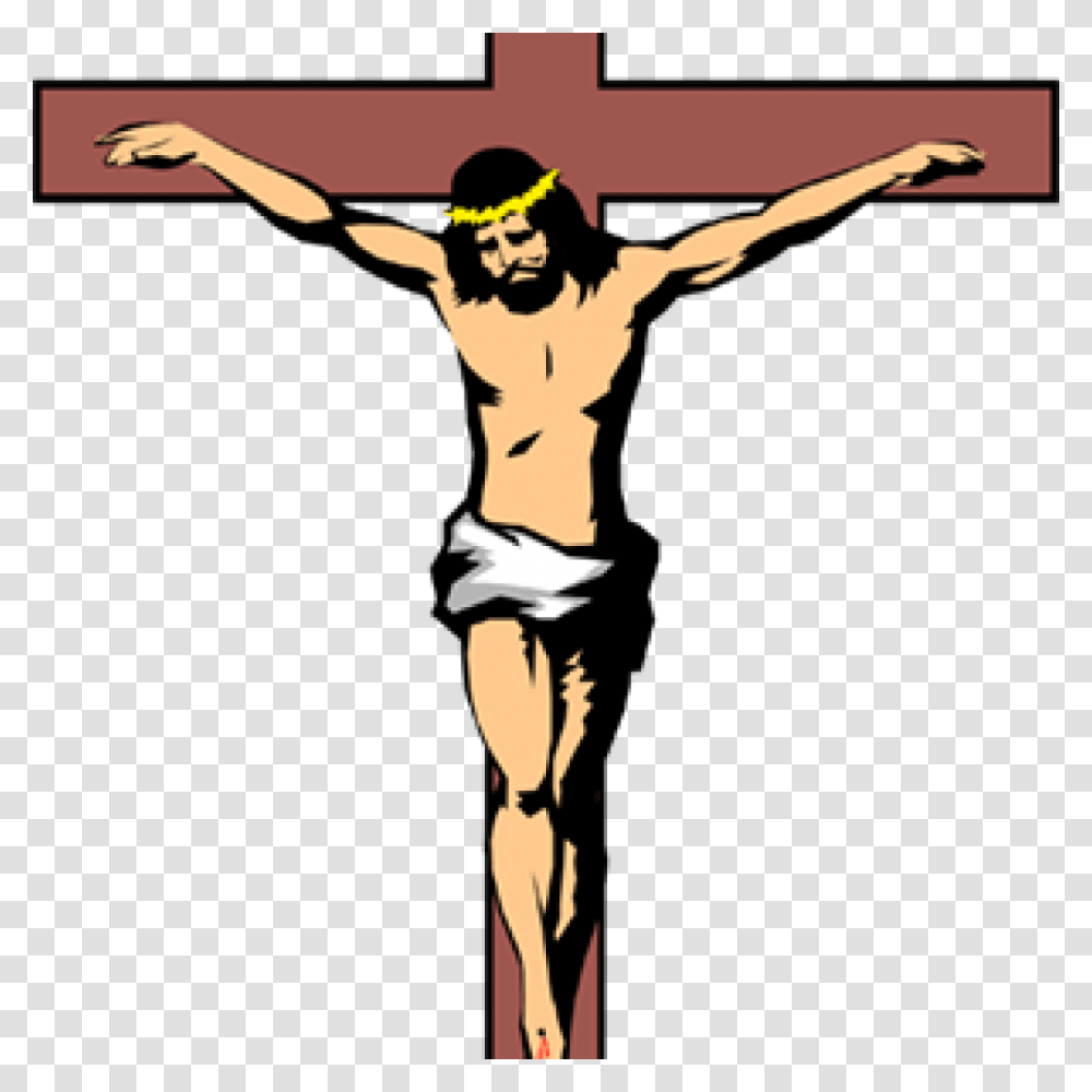 Free Clipart Of Jesus Pencil Clipart House Clipart Online Download, Cross, Crucifix, Person Transparent Png