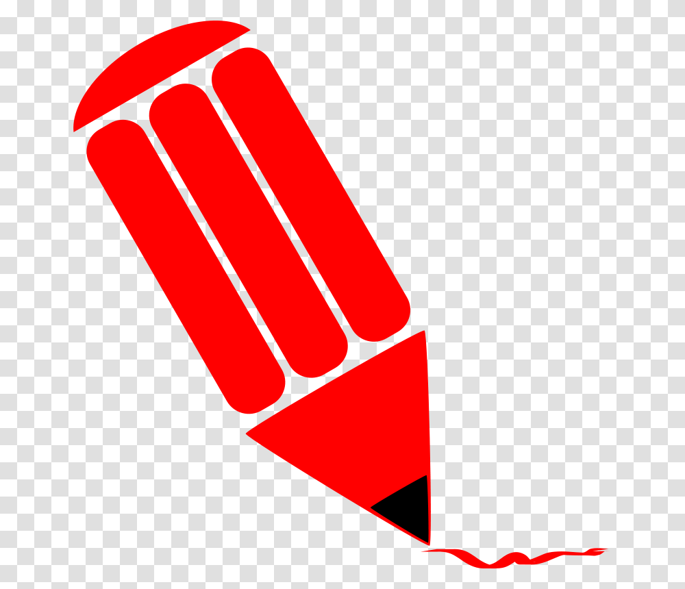 Free Clipart Pencil Stylized Red, Dynamite, Bomb, Weapon, Weaponry Transparent Png
