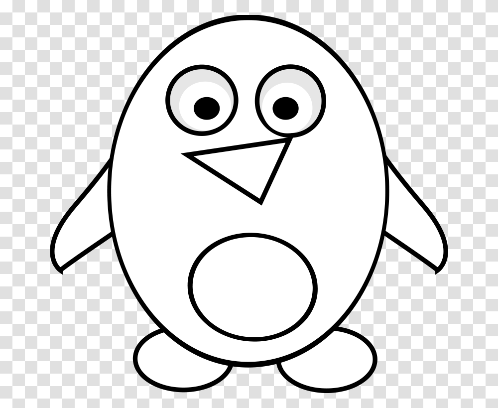 Free Clipart, Penguin, Bird, Animal, Stencil Transparent Png